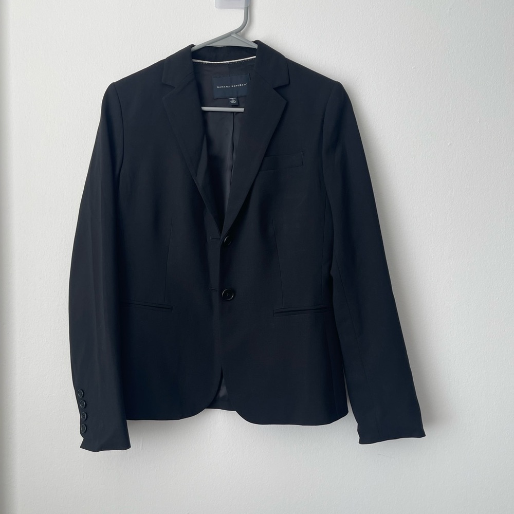 Banana Republic Stretch Women’s Wool Blazer – Size 6